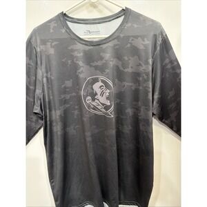 Florida State Univ Flo Grown Long Sleeve Shirt Mens 2X Vapor Draw Black Camo FSU